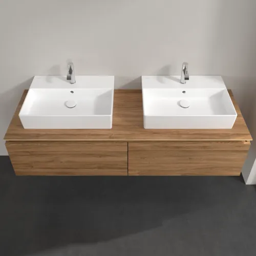 Bild von VILLEROY BOCH Legato Waschbeckenunterschrank, 2 Auszüge, 1600 x 380 x 500 mm, Kansas Oak / Kansas Oak #B67600RH