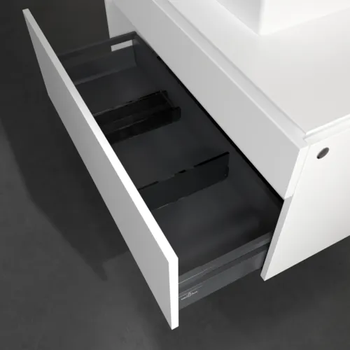 Bild von VILLEROY BOCH Legato Waschbeckenunterschrank, 2 Auszüge, 1000 x 550 x 500 mm, White Matt / White Matt #B60400MS