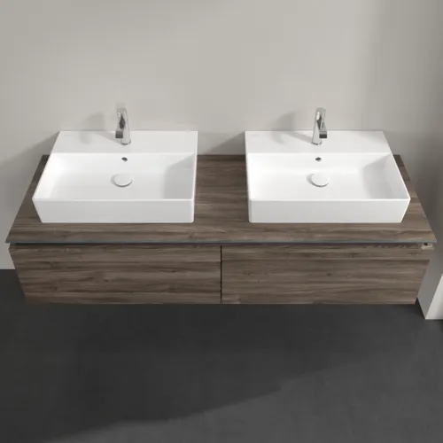 Bild von VILLEROY BOCH Legato Waschbeckenunterschrank, 2 Auszüge, 1600 x 380 x 500 mm, Stone Oak / Stone Oak #B67600RK