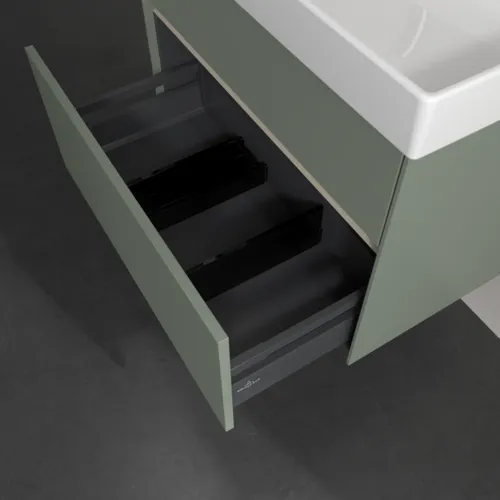 Bild von VILLEROY BOCH Collaro Waschbeckenunterschrank, 2 Auszüge, 754 x 546 x 444 mm, Soft Green #C01000AF