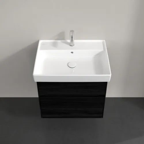 VILLEROY BOCH Collaro Waschbeckenunterschrank, 2 Auszüge, 604 x 546 x 444 mm, Black Oak #C00900AB, Bild 4