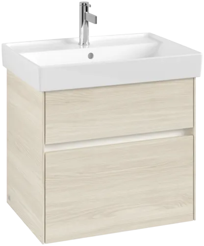 VILLEROY BOCH Collaro Vanity unit, 2 pull-out compartments, 604 x 546 x 444 mm, White Oak #C00900AA resmi