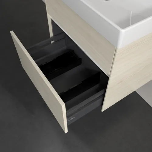 Bild von VILLEROY BOCH Collaro Waschbeckenunterschrank, 2 Auszüge, 604 x 546 x 444 mm, White Oak #C00900AA