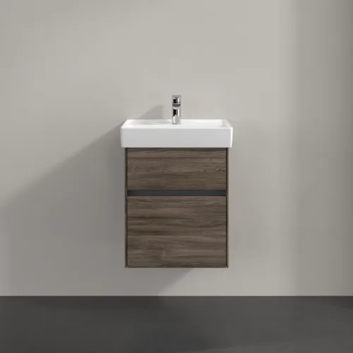Bild von VILLEROY BOCH Collaro Waschbeckenunterschrank, 2 Auszüge, 460 x 546 x 374 mm, Stone Oak #C00600RK