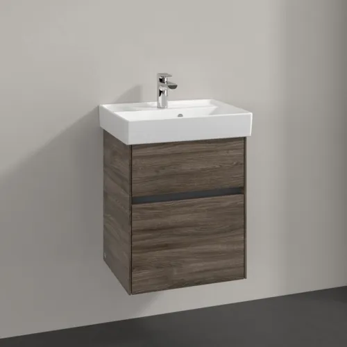 Bild von VILLEROY BOCH Collaro Waschbeckenunterschrank, 2 Auszüge, 460 x 546 x 374 mm, Stone Oak #C00600RK