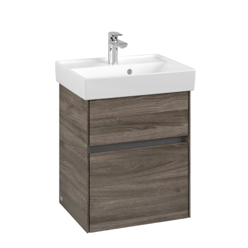 VILLEROY BOCH Collaro Vanity unit, 2 pull-out compartments, 460 x 546 x 374 mm, Stone Oak #C00600RK resmi