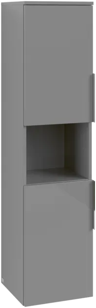 εικόνα του VILLEROY BOCH Architectura Tall cabinet, 2 doors, 350 x 1400 x 364 mm, Grey #B89700VT