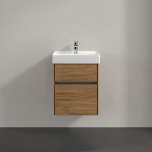 Bild von VILLEROY BOCH Collaro Waschbeckenunterschrank, 2 Auszüge, 460 x 546 x 374 mm, Kansas Oak #C00600RH