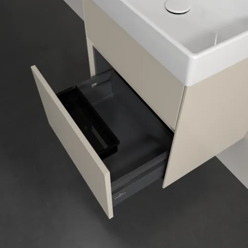 VILLEROY BOCH Collaro Waschbeckenunterschrank, 2 Auszüge, 510 x 546 x 414 mm, Cashmere Grey #C00700VN, Bild 6