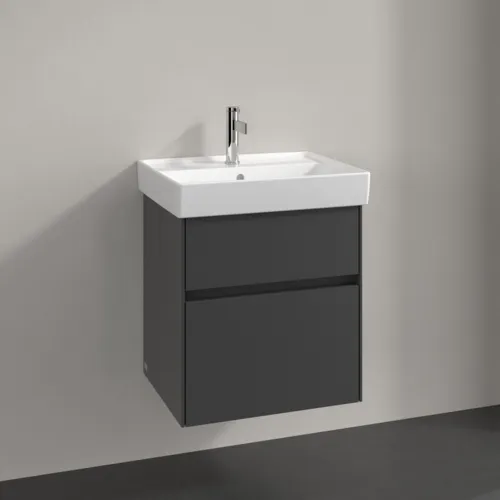 Bild von VILLEROY BOCH Collaro Waschbeckenunterschrank, 2 Auszüge, 510 x 546 x 414 mm, Graphite #C00700VR