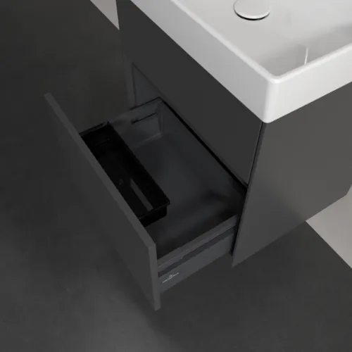 Bild von VILLEROY BOCH Collaro Waschbeckenunterschrank, 2 Auszüge, 510 x 546 x 414 mm, Graphite #C00700VR