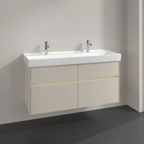 Bild von VILLEROY BOCH Collaro Waschbeckenunterschrank, mit Beleuchtung, 4 Auszüge, 1154 x 546 x 444 mm, Cashmere Grey #C012B0VN