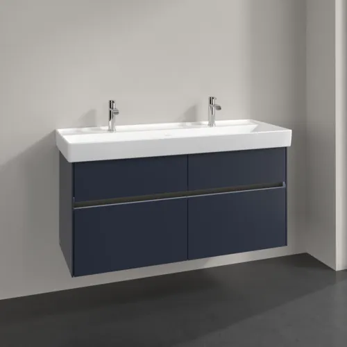 Bild von VILLEROY BOCH Collaro Waschbeckenunterschrank, mit Beleuchtung, 4 Auszüge, 1154 x 546 x 444 mm, Marine Blue #C012B0VQ