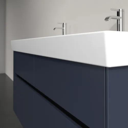 Bild von VILLEROY BOCH Collaro Waschbeckenunterschrank, mit Beleuchtung, 4 Auszüge, 1154 x 546 x 444 mm, Marine Blue #C012B0VQ