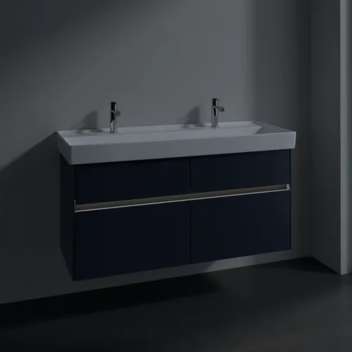 Bild von VILLEROY BOCH Collaro Waschbeckenunterschrank, mit Beleuchtung, 4 Auszüge, 1154 x 546 x 444 mm, Marine Blue #C012B0VQ