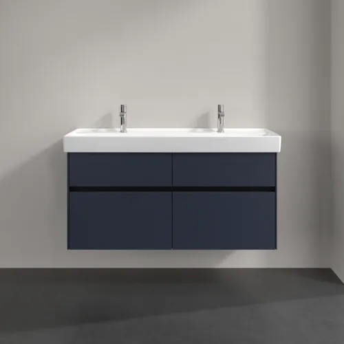 Bild von VILLEROY BOCH Collaro Waschbeckenunterschrank, mit Beleuchtung, 4 Auszüge, 1154 x 546 x 444 mm, Marine Blue #C012B0VQ
