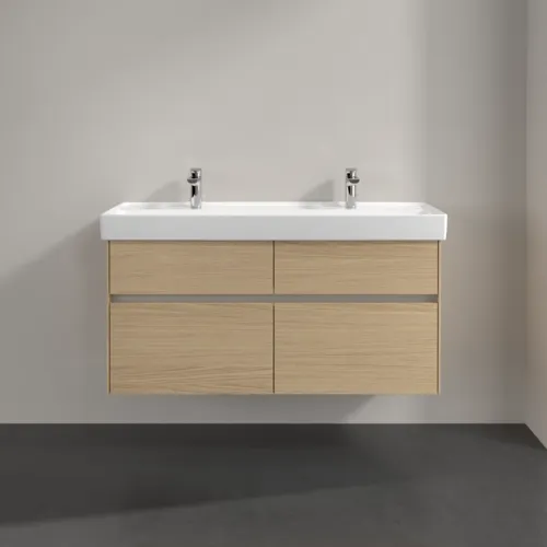 Obrázek VILLEROY BOCH Toaletní skříňka Collaro, s osvětlením, 4 výsuvy, 1154 x 546 x 444 mm, severský dub #C012B0VJ
