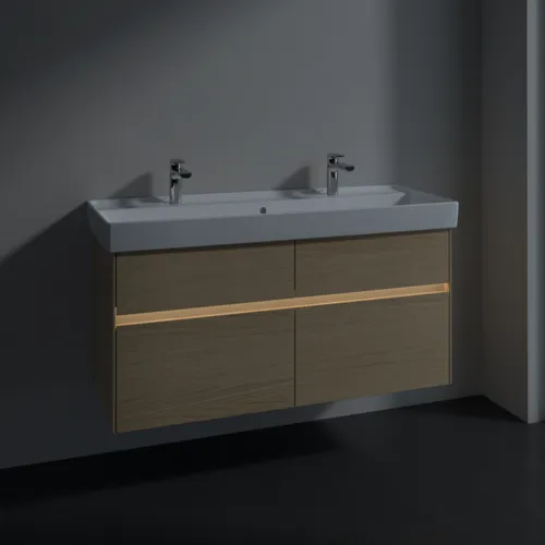 Obrázek VILLEROY BOCH Toaletní skříňka Collaro, s osvětlením, 4 výsuvy, 1154 x 546 x 444 mm, severský dub #C012B0VJ