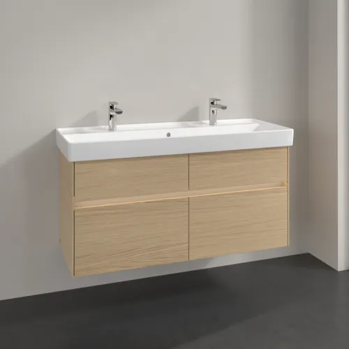 Obrázek VILLEROY BOCH Toaletní skříňka Collaro, s osvětlením, 4 výsuvy, 1154 x 546 x 444 mm, severský dub #C012B0VJ