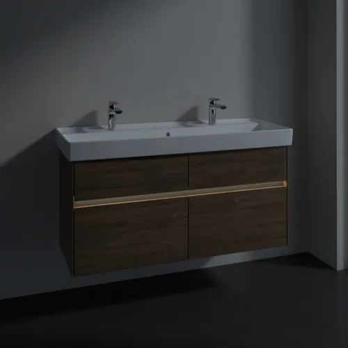 Bild von VILLEROY BOCH Collaro Waschbeckenunterschrank, mit Beleuchtung, 4 Auszüge, 1154 x 546 x 444 mm, Arizona Oak #C012B0VH