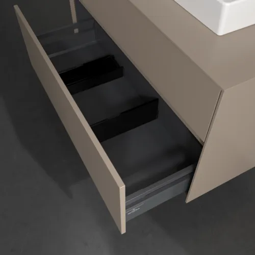 VILLEROY BOCH Collaro Waschbeckenunterschrank, 2 Auszüge, 1000 x 548 x 500 mm, Taupe / Taupe #C01500VM, Bild 6