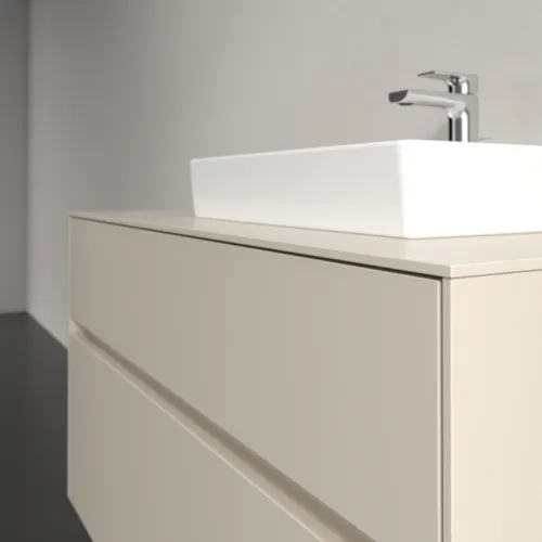 Bild von VILLEROY BOCH Collaro Waschbeckenunterschrank, 2 Auszüge, 1000 x 548 x 500 mm, Cashmere Grey / Cashmere Grey #C01500VN