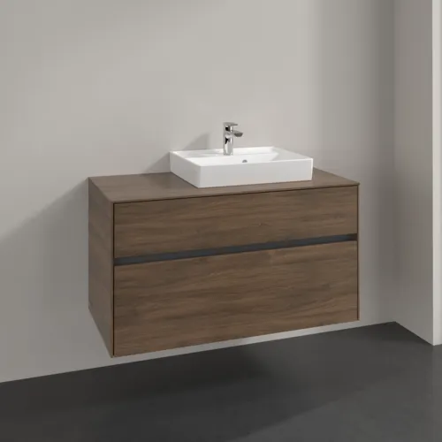 Bild von VILLEROY BOCH Collaro Waschbeckenunterschrank, 2 Auszüge, 1000 x 548 x 500 mm, Arizona Oak / Arizona Oak #C01500VH