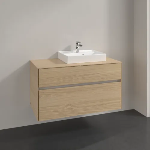 VILLEROY BOCH Collaro Waschbeckenunterschrank, 2 Auszüge, 1000 x 548 x 500 mm, Nordic Oak / Nordic Oak #C01500VJ, Bild 2