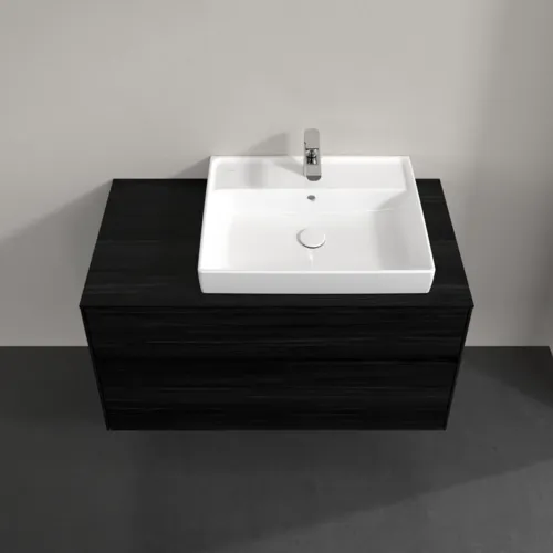 Bild von VILLEROY BOCH Collaro Waschbeckenunterschrank, 2 Auszüge, 1000 x 548 x 500 mm, Black Oak / Black Oak #C01800AB