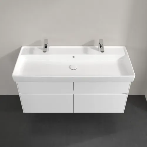 VILLEROY BOCH Collaro Waschbeckenunterschrank, 4 Auszüge, 1154 x 546 x 444 mm, White Matt #C01200MS, Bild 4