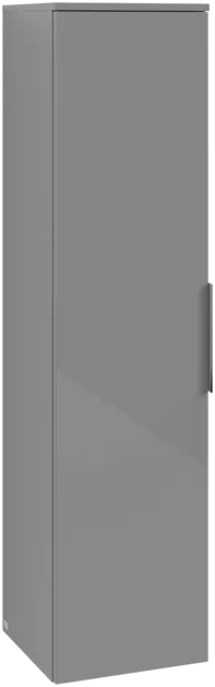 Picture of VILLEROY BOCH Architectura Tall cabinet, 1 door, 350 x 1400 x 364 mm, Grey #B89600VT