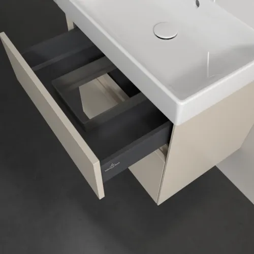 Bild von VILLEROY BOCH Collaro Waschbeckenunterschrank, 2 Auszüge, 554 x 546 x 444 mm, Cashmere Grey #C00800VN