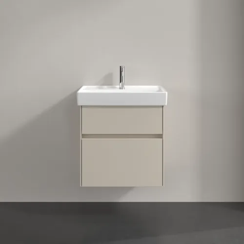 Bild von VILLEROY BOCH Collaro Waschbeckenunterschrank, 2 Auszüge, 554 x 546 x 444 mm, Cashmere Grey #C00800VN