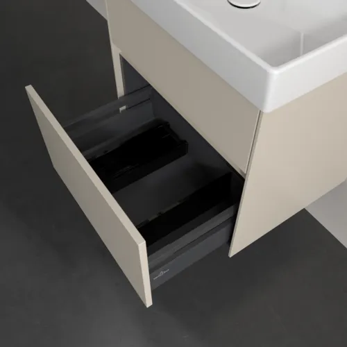 Bild von VILLEROY BOCH Collaro Waschbeckenunterschrank, 2 Auszüge, 554 x 546 x 444 mm, Cashmere Grey #C00800VN