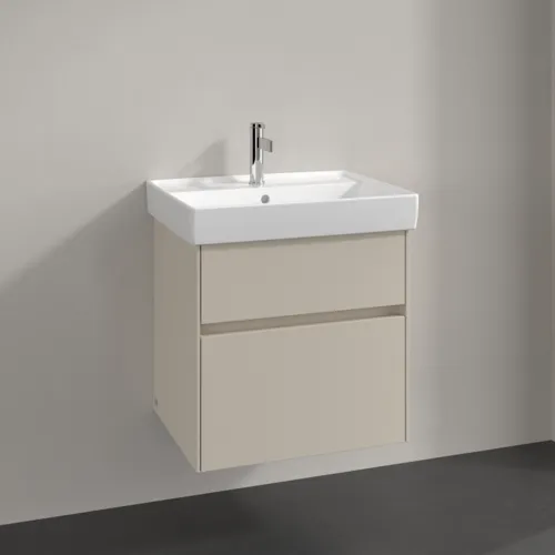 Bild von VILLEROY BOCH Collaro Waschbeckenunterschrank, 2 Auszüge, 554 x 546 x 444 mm, Cashmere Grey #C00800VN