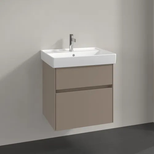 Bild von VILLEROY BOCH Collaro Waschbeckenunterschrank, 2 Auszüge, 554 x 546 x 444 mm, Taupe #C00800VM