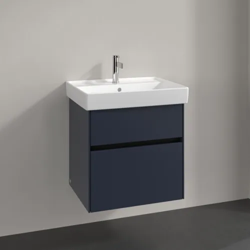 Bild von VILLEROY BOCH Collaro Waschbeckenunterschrank, 2 Auszüge, 554 x 546 x 444 mm, Marine Blue #C00800VQ
