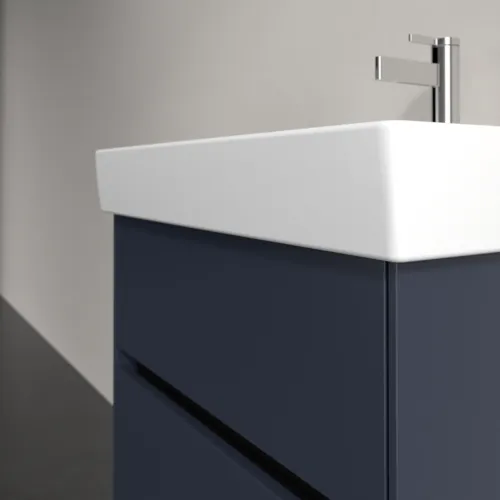Bild von VILLEROY BOCH Collaro Waschbeckenunterschrank, 2 Auszüge, 554 x 546 x 444 mm, Marine Blue #C00800VQ