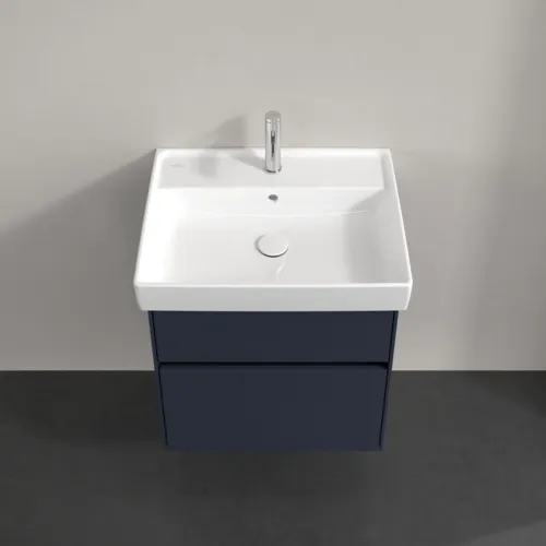 Bild von VILLEROY BOCH Collaro Waschbeckenunterschrank, 2 Auszüge, 554 x 546 x 444 mm, Marine Blue #C00800VQ