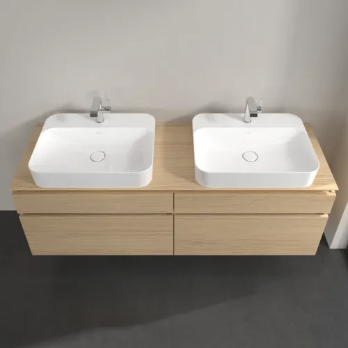 Bild von VILLEROY BOCH Legato Waschbeckenunterschrank, 4 Auszüge, 1600 x 550 x 500 mm, Nordic Oak / Nordic Oak #B76800VJ