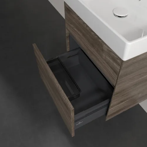 Bild von VILLEROY BOCH Collaro Waschbeckenunterschrank, 2 Auszüge, 510 x 546 x 414 mm, Stone Oak #C00700RK