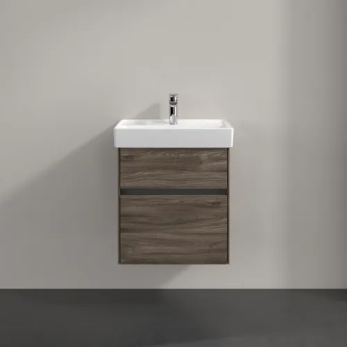 Bild von VILLEROY BOCH Collaro Waschbeckenunterschrank, 2 Auszüge, 510 x 546 x 414 mm, Stone Oak #C00700RK
