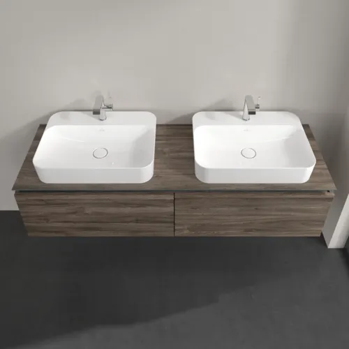 Bild von VILLEROY BOCH Legato Waschbeckenunterschrank, 2 Auszüge, 1600 x 380 x 500 mm, Stone Oak / Stone Oak #B76700RK