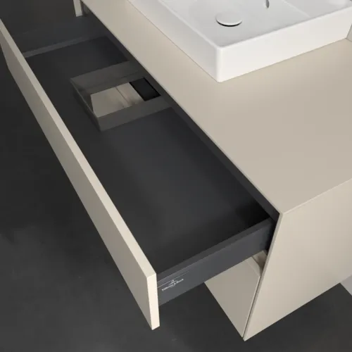 Bild von VILLEROY BOCH Collaro Waschbeckenunterschrank, 2 Auszüge, 1000 x 548 x 500 mm, Cashmere Grey / Cashmere Grey #C01400VN
