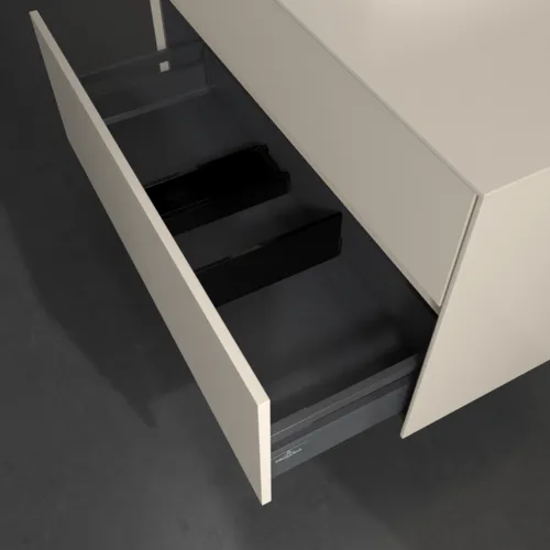 Bild von VILLEROY BOCH Collaro Waschbeckenunterschrank, 2 Auszüge, 1000 x 548 x 500 mm, Cashmere Grey / Cashmere Grey #C01400VN
