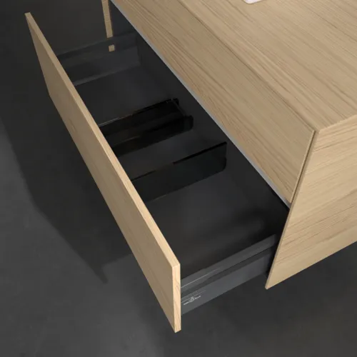 Bild von VILLEROY BOCH Collaro Waschbeckenunterschrank, 2 Auszüge, 1000 x 548 x 500 mm, Nordic Oak / Nordic Oak #C01400VJ