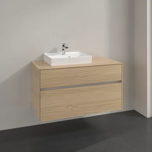 Bild von VILLEROY BOCH Collaro Waschbeckenunterschrank, 2 Auszüge, 1000 x 548 x 500 mm, Nordic Oak / Nordic Oak #C01400VJ