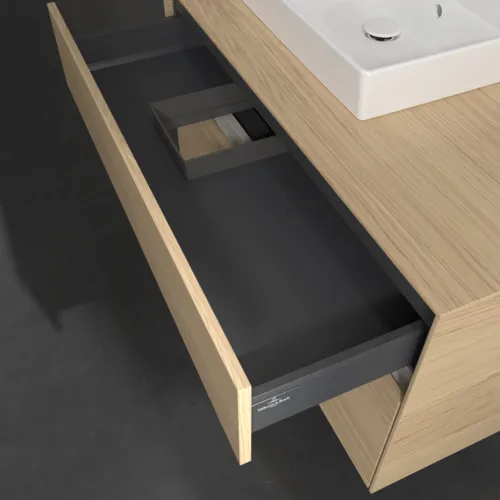 Bild von VILLEROY BOCH Collaro Waschbeckenunterschrank, 2 Auszüge, 1000 x 548 x 500 mm, Nordic Oak / Nordic Oak #C01400VJ