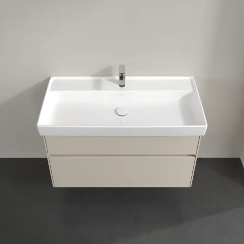 Bild von VILLEROY BOCH Collaro Waschbeckenunterschrank, mit Beleuchtung, 2 Auszüge, 954 x 546 x 444 mm, Cashmere Grey #C011B0VN