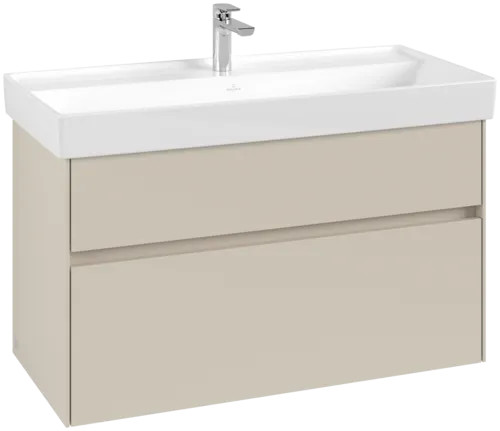 VILLEROY BOCH Collaro Vanity unit, with lighting, 2 pull-out compartments, 954 x 546 x 444 mm, Cashmere Grey #C011B0VN resmi
